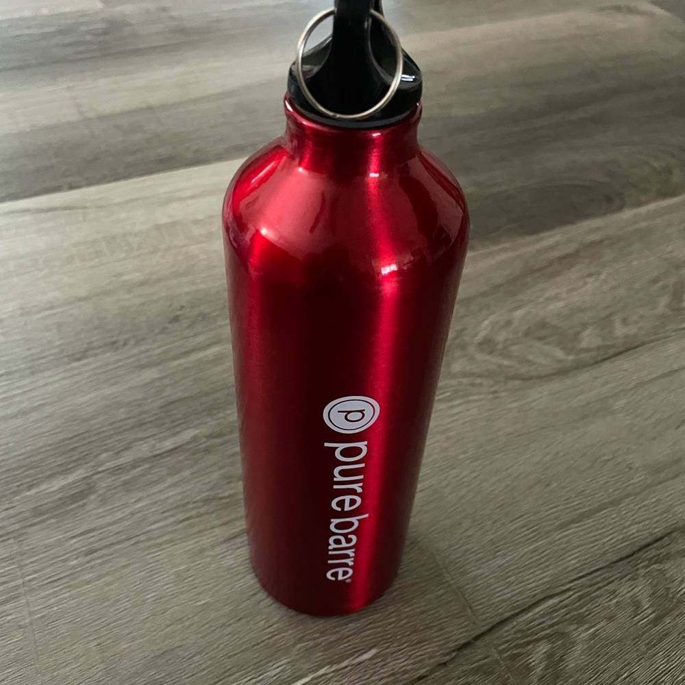 Pure Barre Shiny Red Fitness Bottle